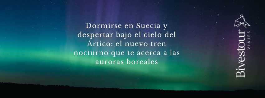 auroras boreales.tren nocturno suecia